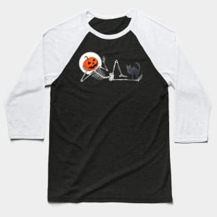 Hello-o-ween Baseball T-Shirt